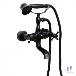 Vòi Sen Tắm Kanly GCS01B Nóng Lạnh Cổ Điển Màu Đen