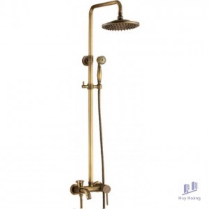 Bộ Sen Cây Kanly GCS18 Nóng Lạnh Cổ Điển Đồng Thau