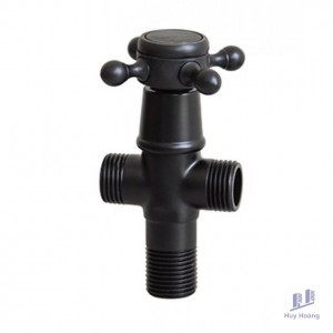 Van T Chia Nước Kanly GCV12B Bằng Đồng Màu Đen