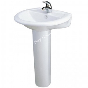 Chậu Rửa Lavabo Caesar Chân Đứng L2360/P2437