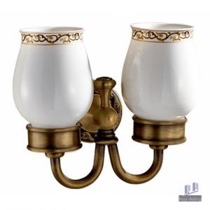 Giá để cốc đôi Kanly GCH08 bằng đồng