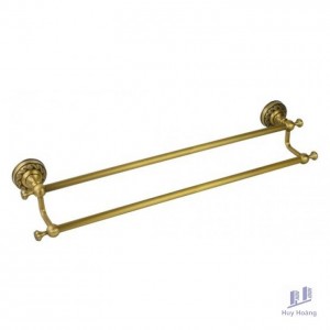 Thanh treo khăn đôi Kanly GCH12 bằng đồng