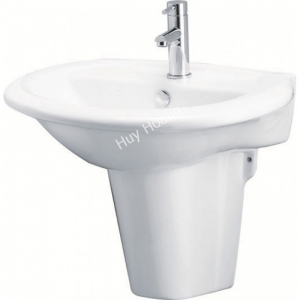 Chậu Rửa Lavabo Kèm Chân Ngắn L2360/P2439