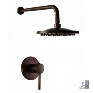 Vòi Sen Kanly GCS71B Âm Tường Nóng Lạnh Đồng Thau Màu Đen