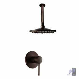 Vòi Sen Âm Trần Kanly GCS72B Nóng Lạnh Đồng Thau Cổ Điển Màu Đen