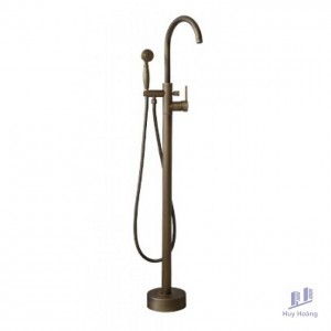 Vòi Sen Xả Bồn Tắm Kanly GCS06 Nóng Lạnh Đặt Sàn Đồng Thau Cổ Điển