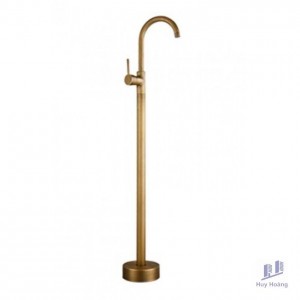 Vòi Sen Xả Bồn Tắm Kanly GCAH6 Nóng Lạnh Đặt Sàn Đồng Thau Cổ Điển