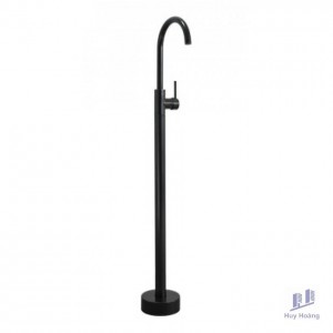 Vòi Sen Xả Bồn Tắm Kanly GCAH6B Nóng Lạnh Màu Đen Đặt Sàn
