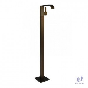 Vòi Sen Xả Bồn Tắm Kanly GCAH7 Nóng Lạnh Thân Vuông Đặt Sàn Đồng Thau Cổ Điển