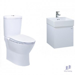 Combo Caesar Bộ Tủ Và Bồn Cầu LF5261 + EH05261AV + CD1320