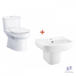 Combo Cotto 4 Trọn Bộ Bồn Cầu Và Lavabo C1015 + C0141/C4241
