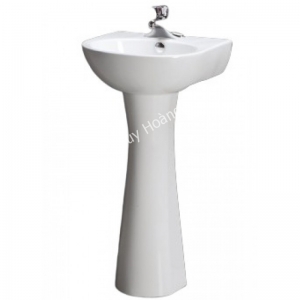 Chậu Rửa Mặt Lavabo Caesar Chân Dài L2150/P2445