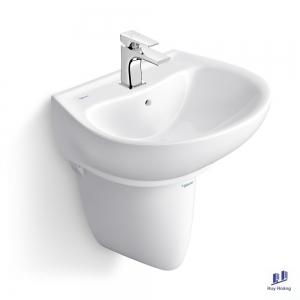Chậu Rửa Lavabo Viglacera V39 Chân Treo
