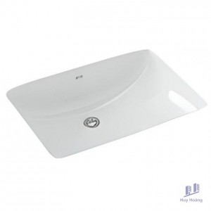 Lavabo American Standard 0459-WT Âm Bàn Chữ Nhật