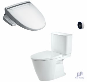 Bồn Cầu INAX ACT-602/CW-KA22AVN Nắp Điện Tử Xả Cảm Ứng