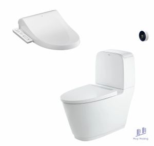 Bồn Cầu INAX ACT-832/CW-H18VN Nắp Điện Tử Xả Cảm Ứng