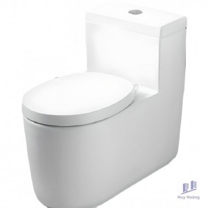 Bồn Cầu COTTO CPW10007 MWH#BN2 Một Khối Quil Xả Nhấn