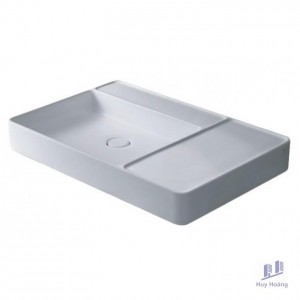 Chậu Lavabo COTTO CPW0501 MWH Đặt Bàn 750x500 mm Quil