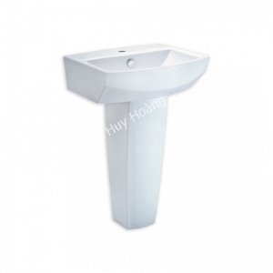 Chậu Lavabo COTTO C01517/C4150 Tetragon Chân Dài