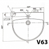 chau-rua-lavabo-viglacera-v63-lien-khoi-treo-tuong - ảnh nhỏ 2