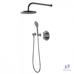 Sen Âm Tường Cotto CPF301H1H2#BN2 Nóng lạnh 2 Đường Nước Màu Đen Quil