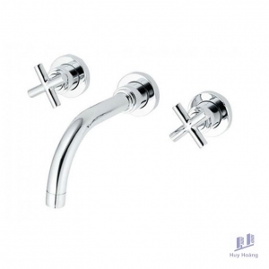 Vòi Lavabo COTTO CT237C16 Cross Nóng Lạnh Gắn Tường