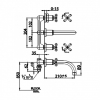 voi-lavabo-cotto-ct237c34wd-remeniscences-nong-lanh-gan-tuong - ảnh nhỏ 2