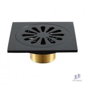 Phễu Thoát Sàn Kanly GCP13B Bằng Đồng Màu Đen