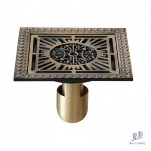 Phễu Thoát Sàn Hoa Văn Kanly GCP22 Bằng Đồng