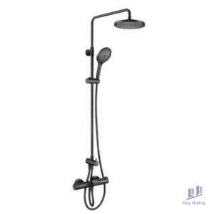 Bộ Sen Cây Moen M22021ABL + 2297BL + 63332HBL Nóng Lạnh Màu Đen