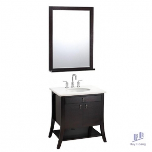 Bộ Tủ Lavabo Moen BC0205-803 + BC0206-002 Đặt Sàn Kèm Gương
