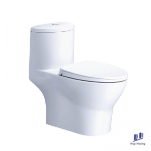 Bồn Cầu CAESAR C1375 (CD1375) Một Khối Nắp Êm