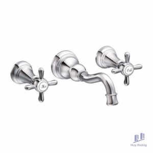 Vòi Chậu Moen TS42112 + GNMCL9700 Nóng Lạnh 3 Lỗ Gắn Tường