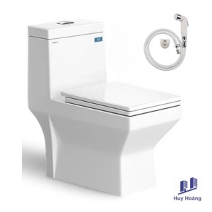 Bồn Cầu Một Khối Viglacera V42 Nắp Êm + Vòi Xịt VG826