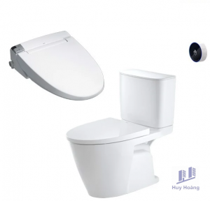 Bồn Cầu INAX ACT-602/CW-KA22AVN Nắp Điện Tử Xả Cảm Ứng